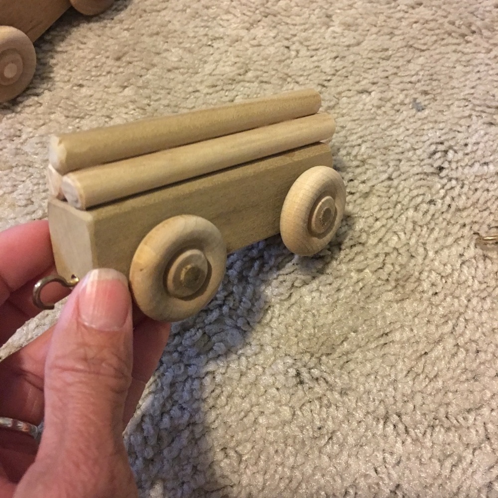 Wooden train set - Picture 8 of 10